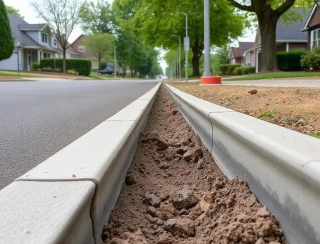 Concrete curb and gutter installation in Gresham OR – Glorious Stone Construction